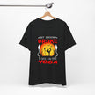 Halloween Witch Yoga T-Shirt — “My Broom Broke So Now I Am Doing Yoga” - Westport Cove