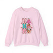Holiday 'HO HO HO' Cute Reindeer & Gingerbread Crewneck Sweatshirt - Westport Cove