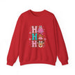 Holiday 'HO HO HO' Cute Reindeer & Gingerbread Crewneck Sweatshirt - Westport Cove