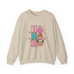 Holiday 'HO HO HO' Cute Reindeer & Gingerbread Crewneck Sweatshirt - Westport Cove