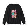 Holiday 'HO HO HO' Cute Reindeer & Gingerbread Crewneck Sweatshirt - Westport Cove