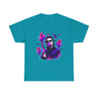 Horror Retro Tee — Neon Michael Myers Design with Ghosts & Bats - Westport Cove