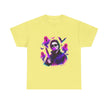 Horror Retro Tee — Neon Michael Myers Design with Ghosts & Bats - Westport Cove