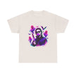 Horror Retro Tee — Neon Michael Myers Design with Ghosts & Bats - Westport Cove