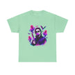 Horror Retro Tee — Neon Michael Myers Design with Ghosts & Bats - Westport Cove