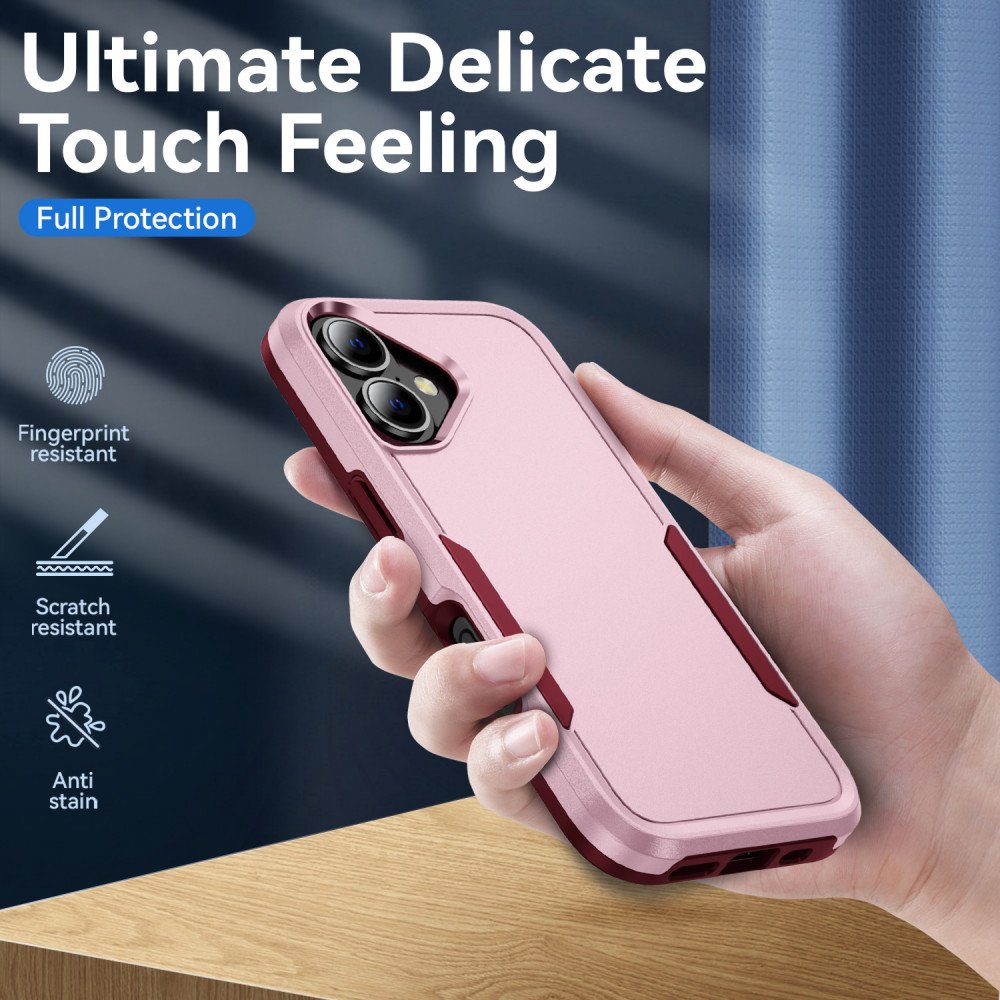 iPhone 17 Slim Armor Case – Pink