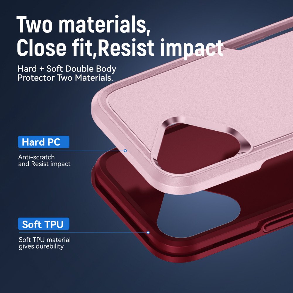 iPhone 17 Slim Armor Case – Pink