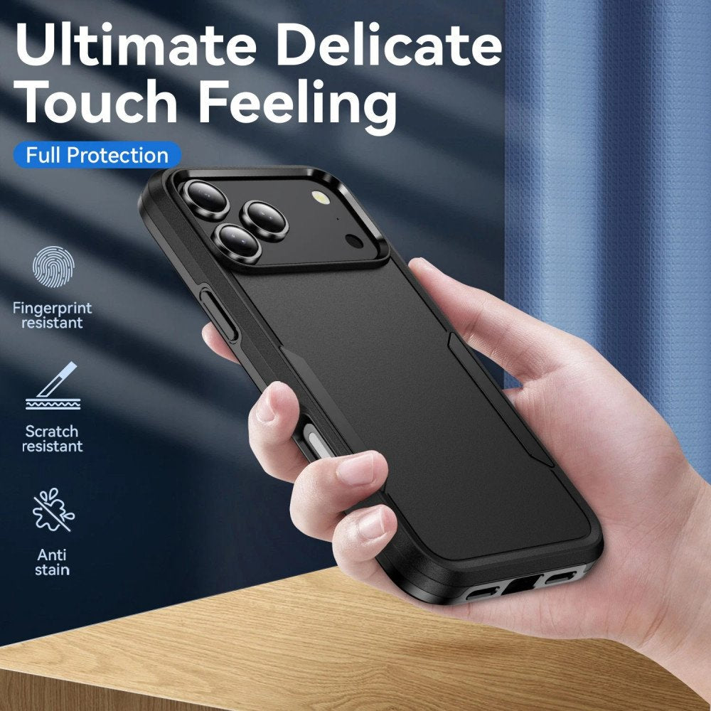 Apple iPhone 17 Pro - Heavy Duty Slim Hybrid Shockproof Armor Phone Case - PINK