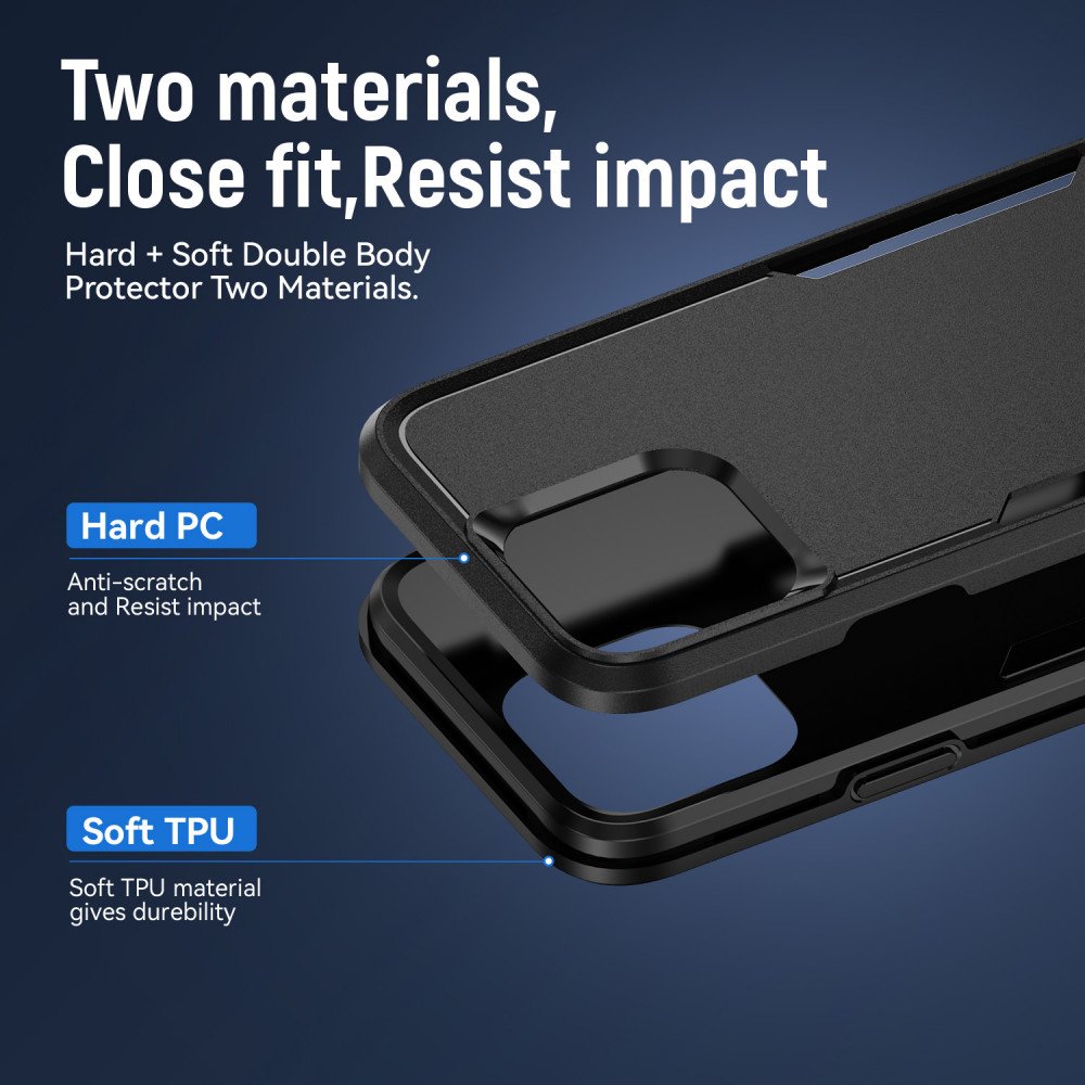 iPhone 16 Pro Trailblazer Armor Hard Case – Black