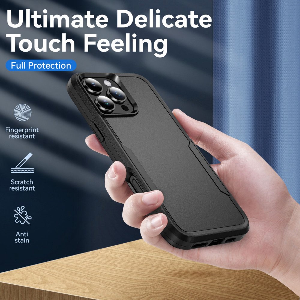 iPhone 16 Pro Trailblazer Armor Hard Case – Black