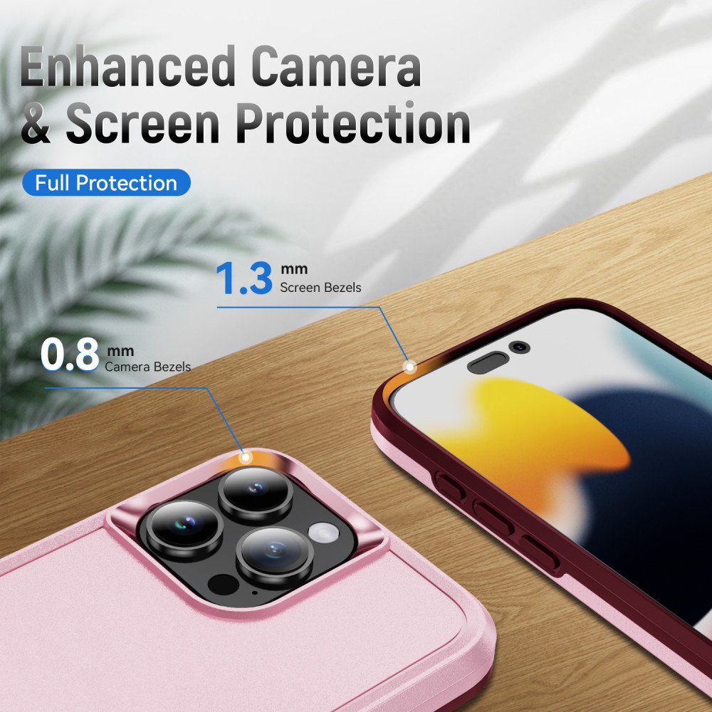 iPhone 16 Pro Trailblazer Armor Hard Case – Pink