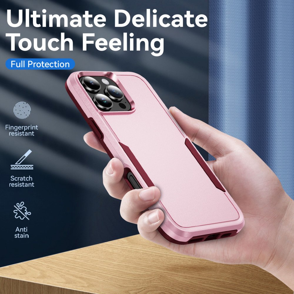 iPhone 16 Pro Trailblazer Armor Hard Case – Pink
