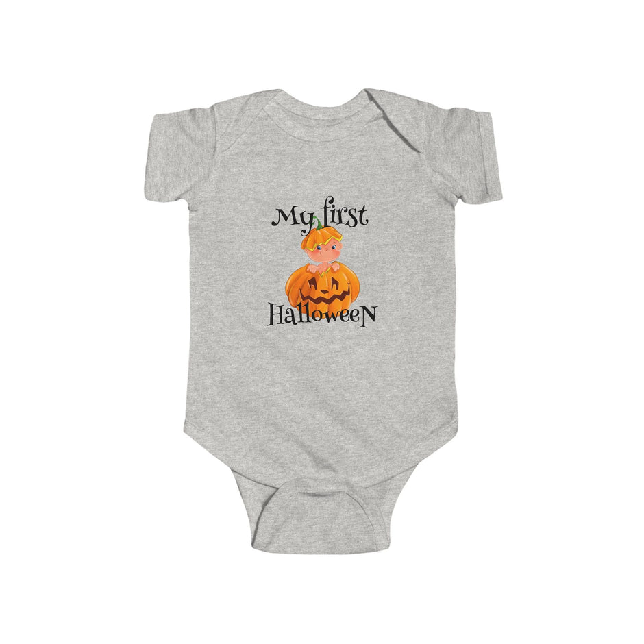 Infant Bodysuit — "My First Halloween" Pumpkin Baby Onesie - Westport Cove