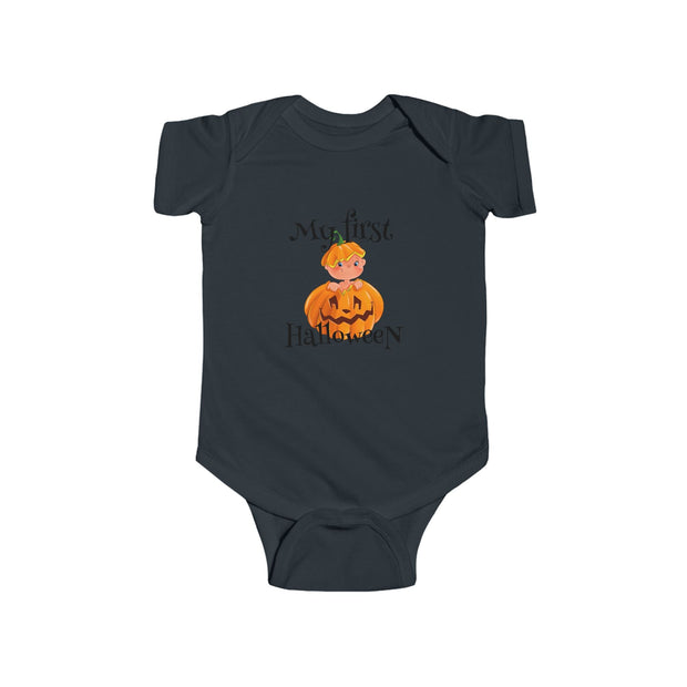 Infant Bodysuit — "My First Halloween" Pumpkin Baby Onesie - Westport Cove