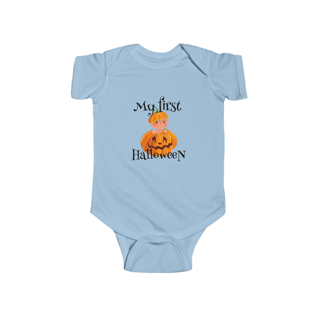 Infant Bodysuit — "My First Halloween" Pumpkin Baby Onesie - Westport Cove