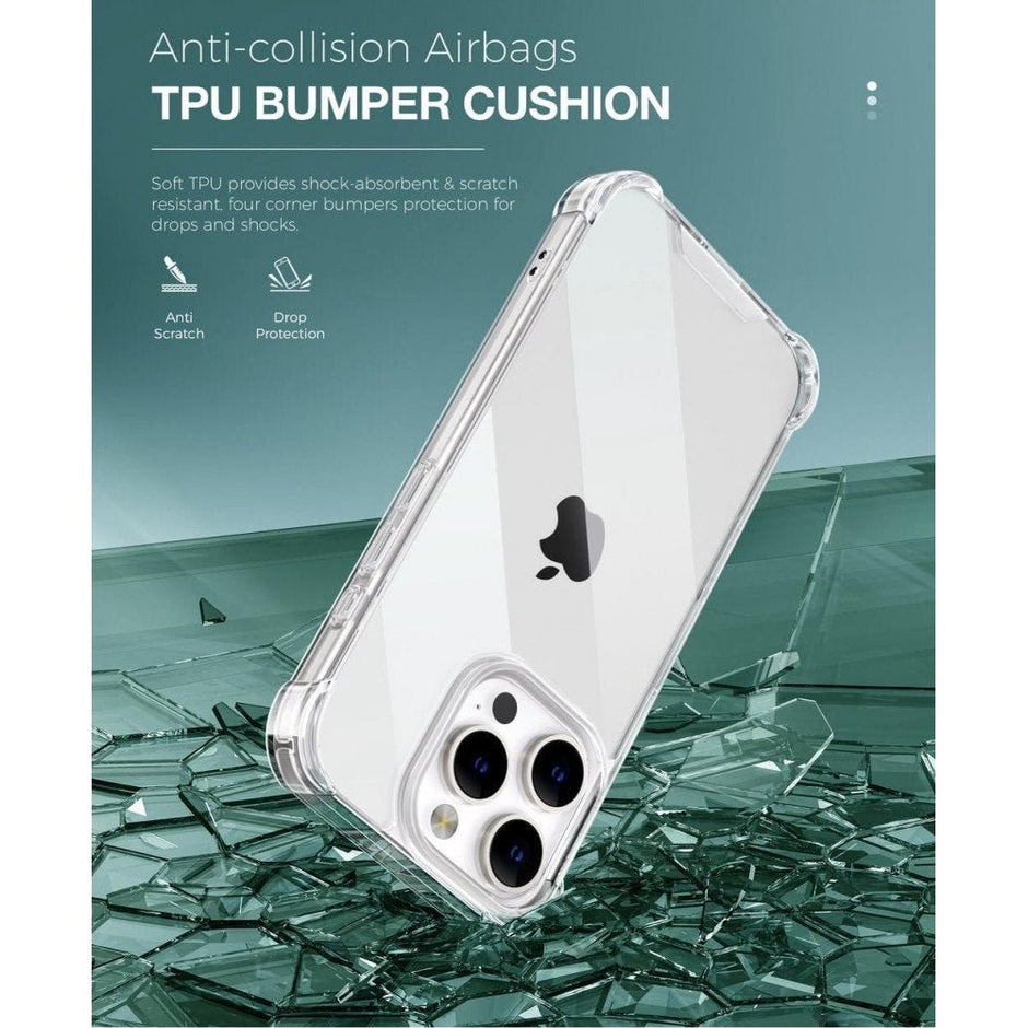 iPhone 16 Pro Max Clear Armor Case – Shockproof TPU - Westport Cove
