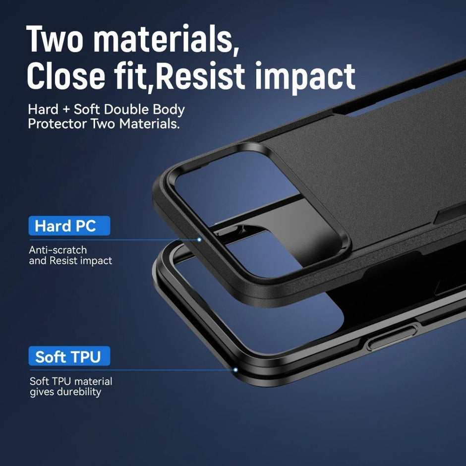 iPhone 17 Pro Slim Armor Case – Black - Westport Cove