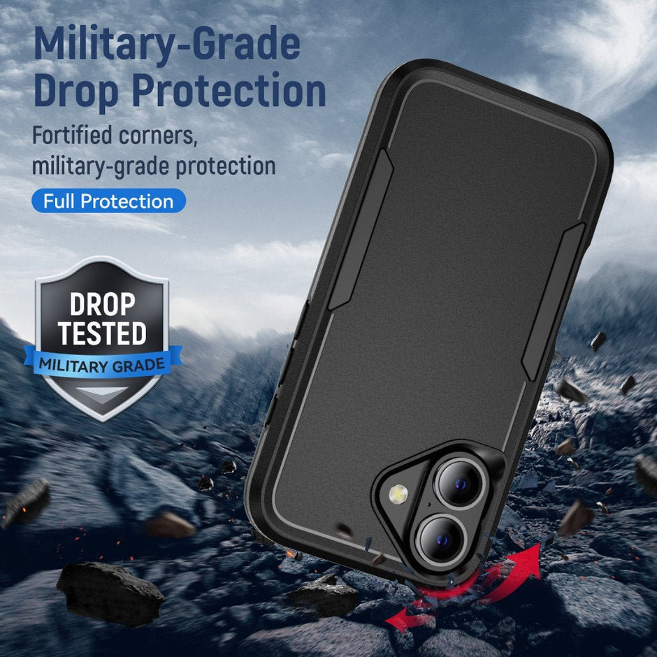 iPhone 17 Slim Armor Case – Black - Westport Cove