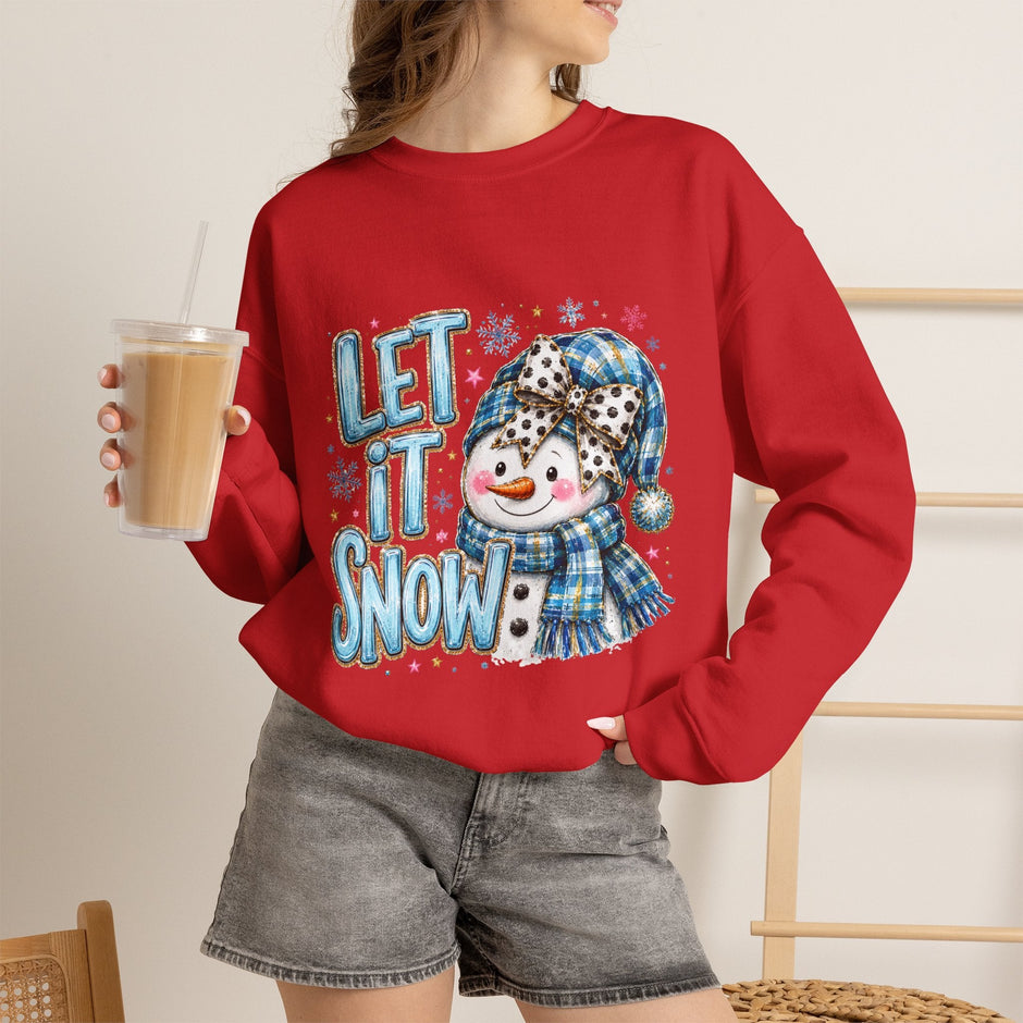 Let It Snow Snowman Sweatshirt - Westport Cove