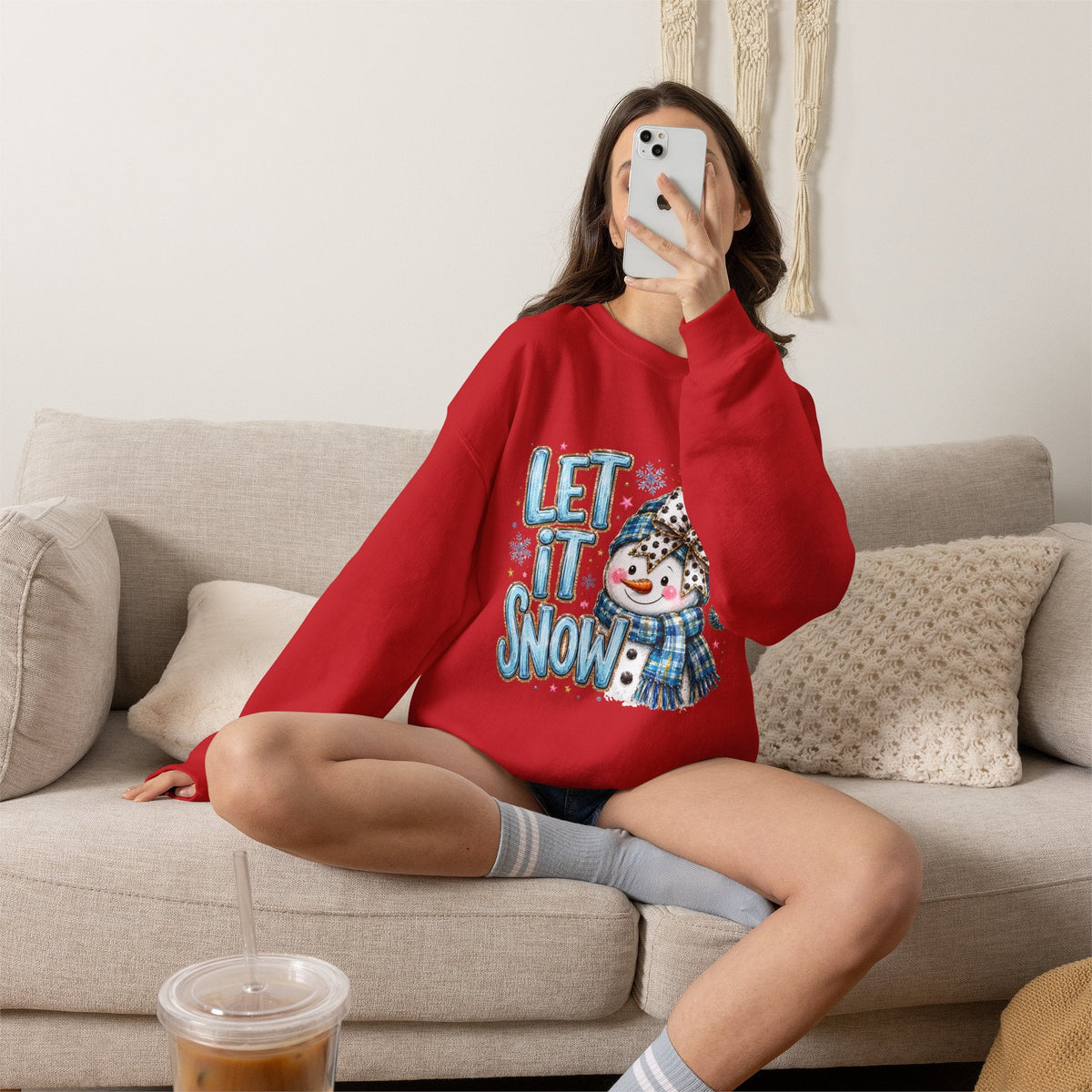 Let It Snow Snowman Sweatshirt - Westport Cove