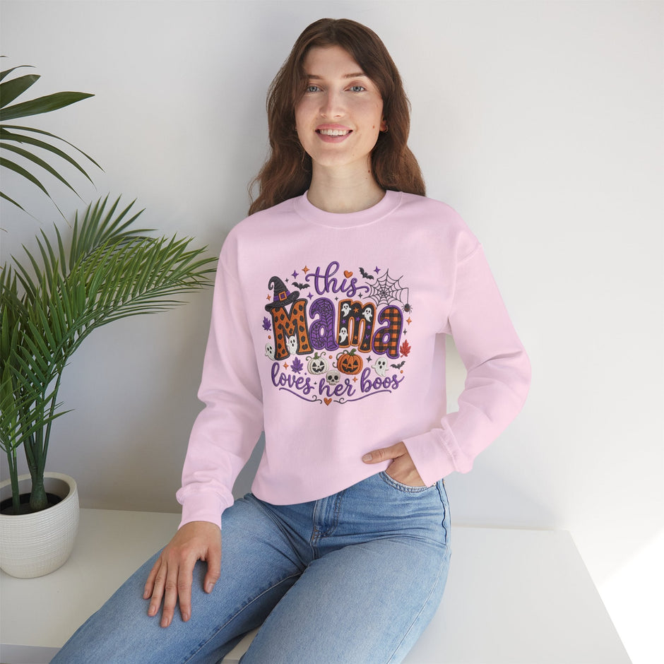 Mama Loves Her Boos Halloween Sweatshirt - Westport Cove