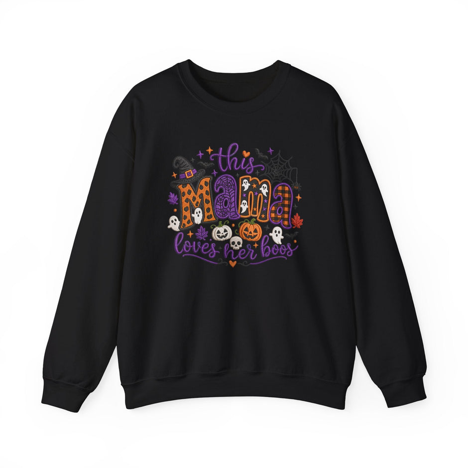 Mama Loves Her Boos Halloween Sweatshirt - Westport Cove