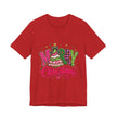 Merry Christmas Graphic Tee — Festive Pink & Green Holiday T-Shirt - Westport Cove