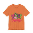 Merry Christmas Graphic Tee — Festive Pink & Green Holiday T-Shirt - Westport Cove