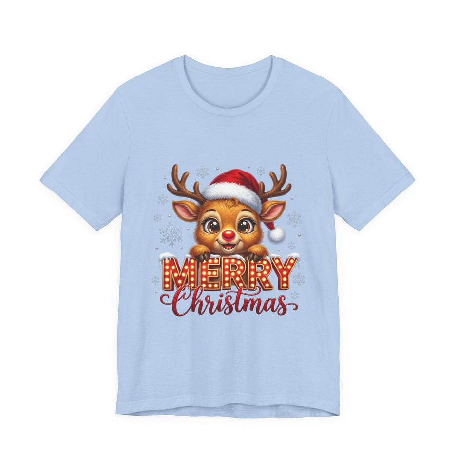 Merry Christmas Reindeer T‑Shirt - Westport Cove