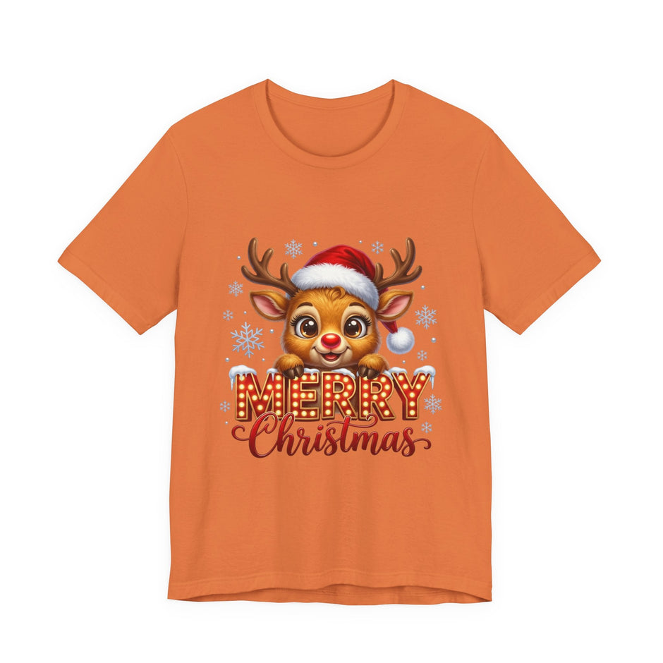 Merry Christmas Reindeer T‑Shirt - Westport Cove