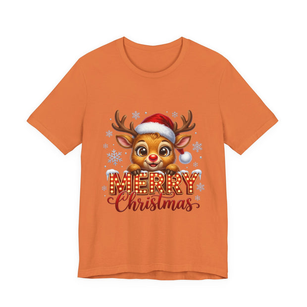 Merry Christmas Reindeer T‑Shirt - Westport Cove