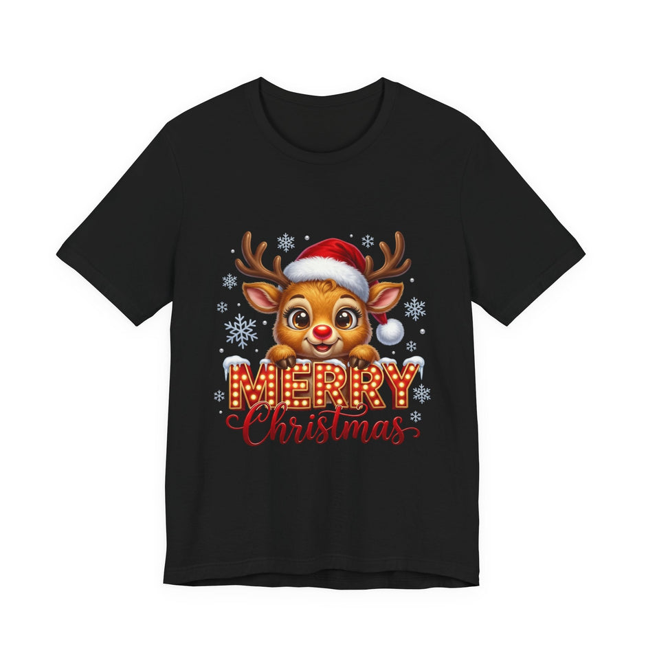 Merry Christmas Reindeer T‑Shirt - Westport Cove