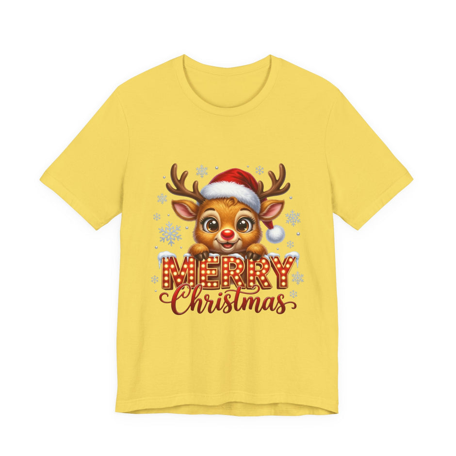 Merry Christmas Reindeer T‑Shirt - Westport Cove
