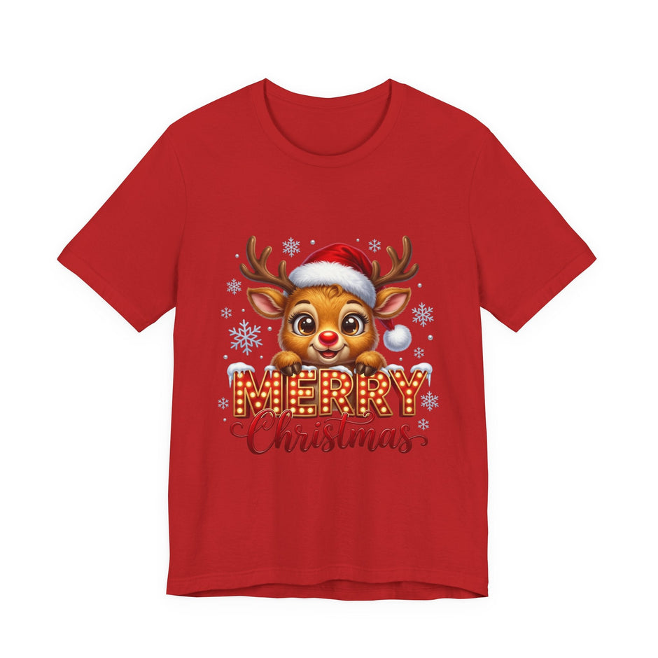 Merry Christmas Reindeer T‑Shirt - Westport Cove