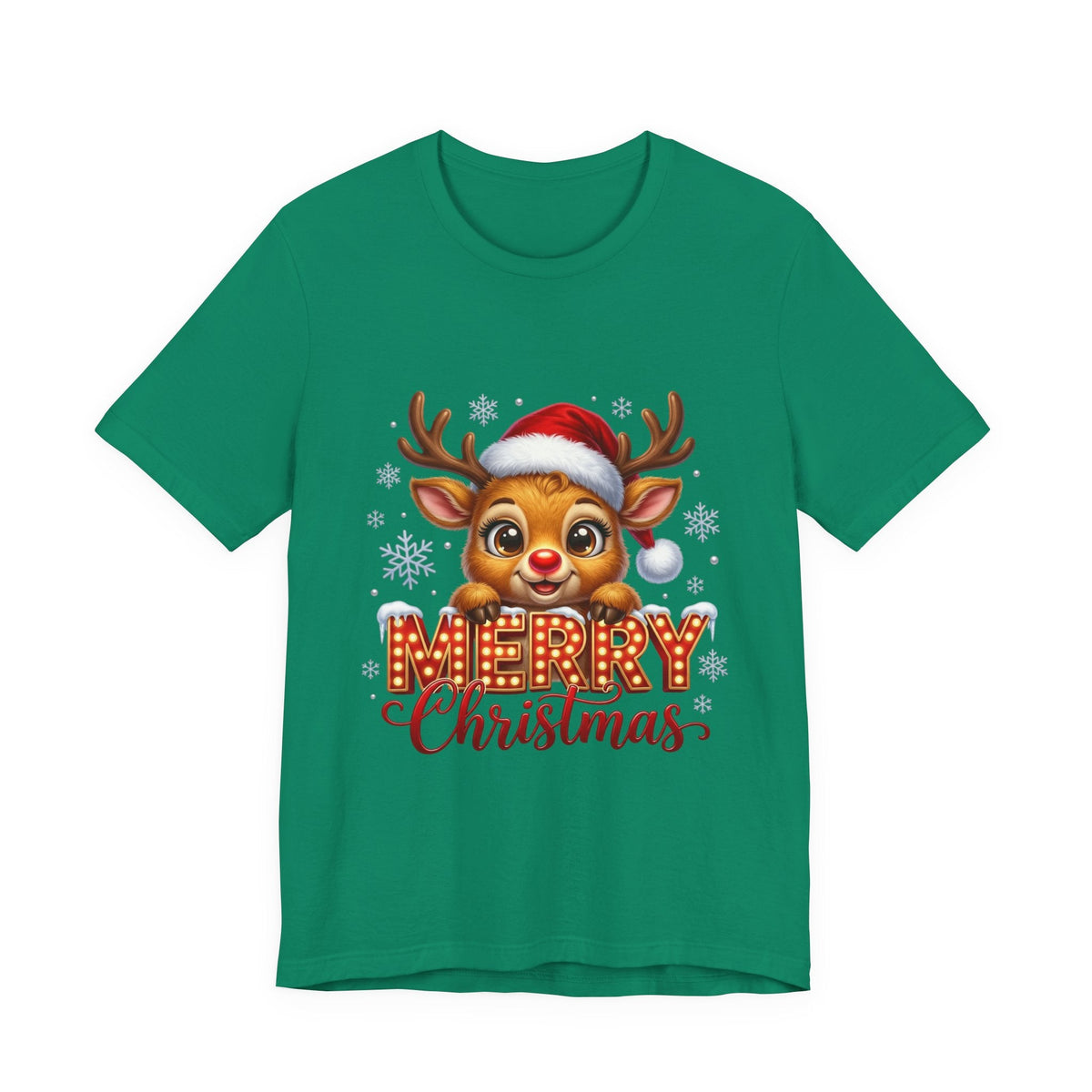 Merry Christmas Reindeer T‑Shirt - Westport Cove