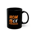 Mom of Monsters Halloween Mug — Black Coffee Cup (11oz) - Westport Cove