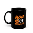 Mom of Monsters Halloween Mug — Black Coffee Cup (11oz) - Westport Cove