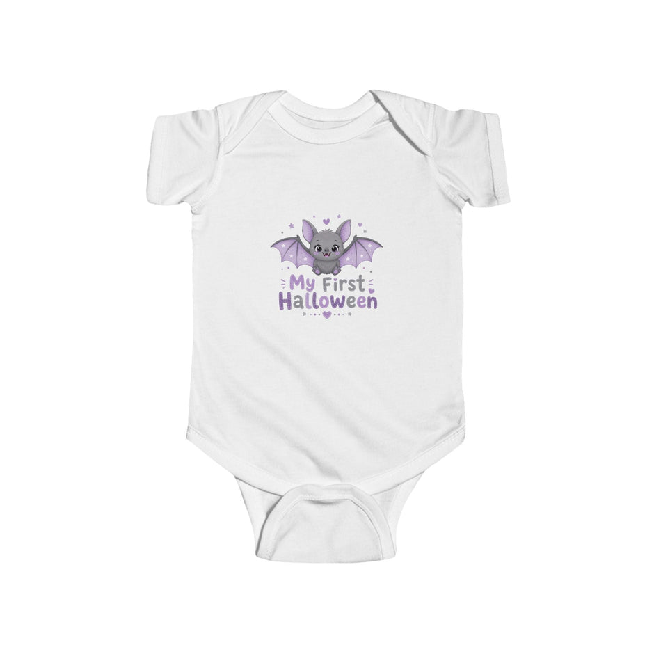 My First Halloween Baby Bodysuit — Cute Bat Infant Onesie - Westport Cove