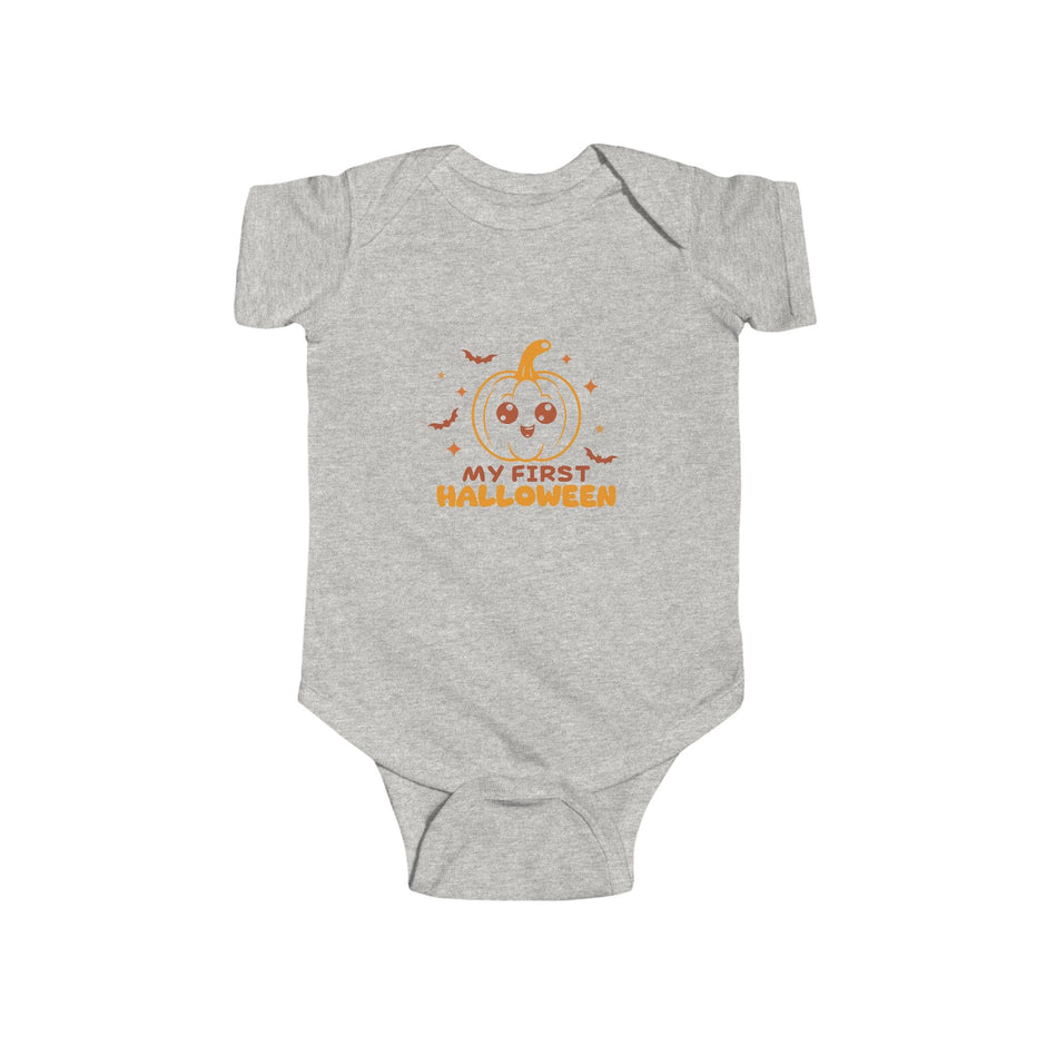 My First Halloween Baby Bodysuit – Cute Pumpkin Infant Onesie - Westport Cove