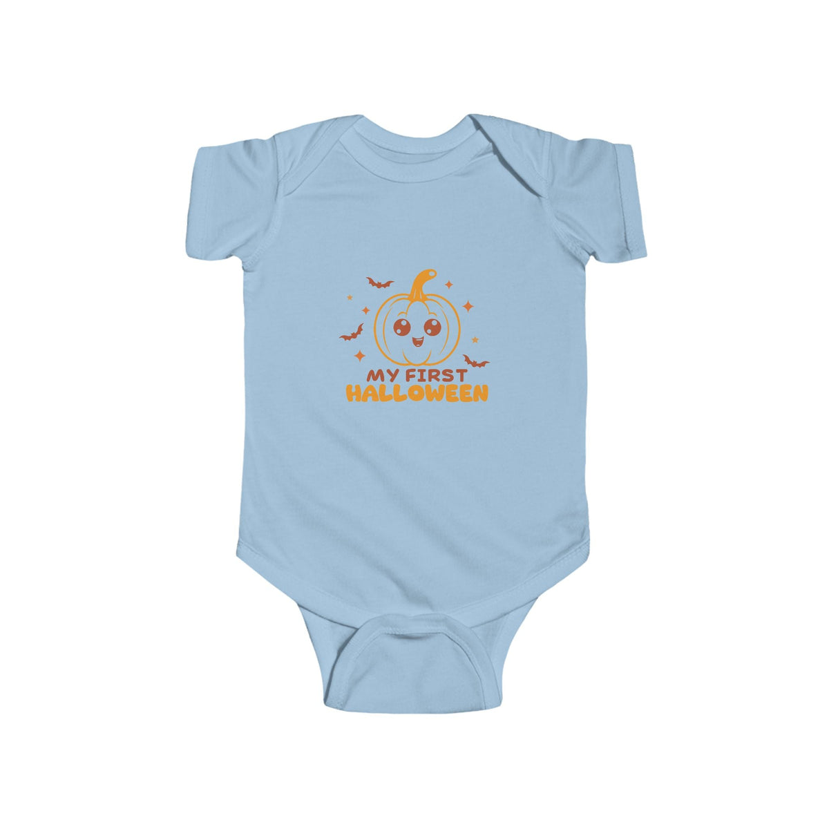 My First Halloween Baby Bodysuit – Cute Pumpkin Infant Onesie - Westport Cove