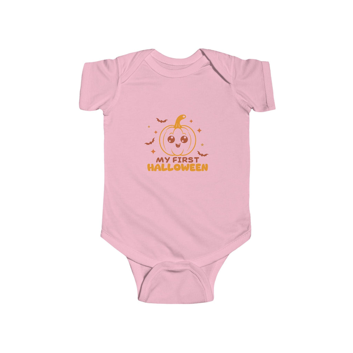 My First Halloween Baby Bodysuit – Cute Pumpkin Infant Onesie - Westport Cove