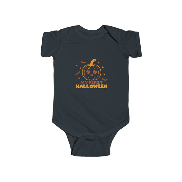 My First Halloween Baby Bodysuit – Cute Pumpkin Infant Onesie - Westport Cove