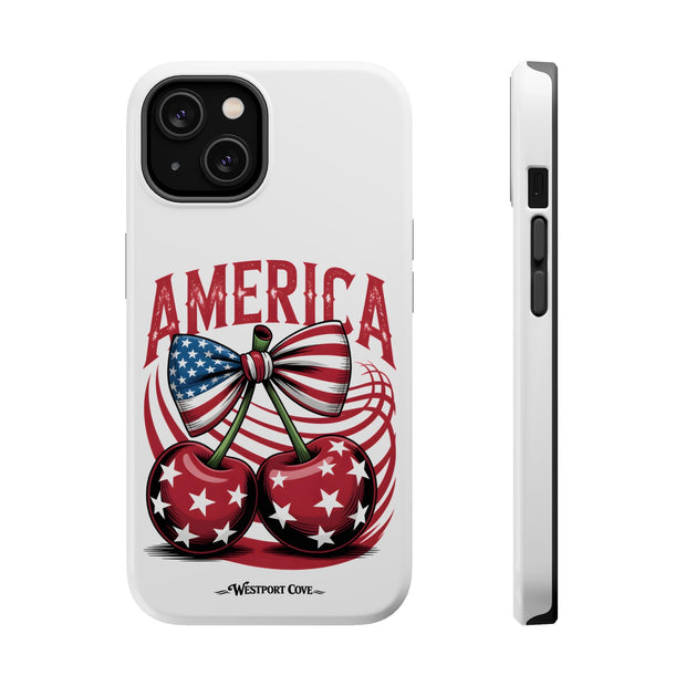 Patriotic Cherry - Extreme MagSafe Phone Case - Westport Cove