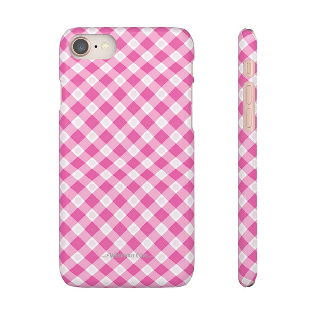 Pink Gingham - Elite Case - Westport Cove