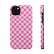 Pink Gingham - Extreme Phone Case - Westport Cove