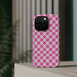 Pink Gingham - Extreme Phone Case - Westport Cove