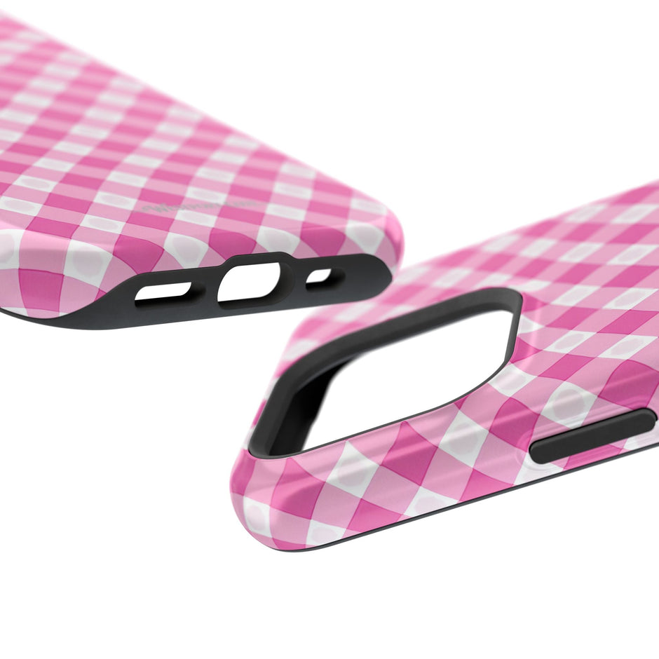 Pink Gingham - Extreme Phone Case - Westport Cove
