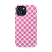 Pink Gingham - Extreme Phone Case - Westport Cove