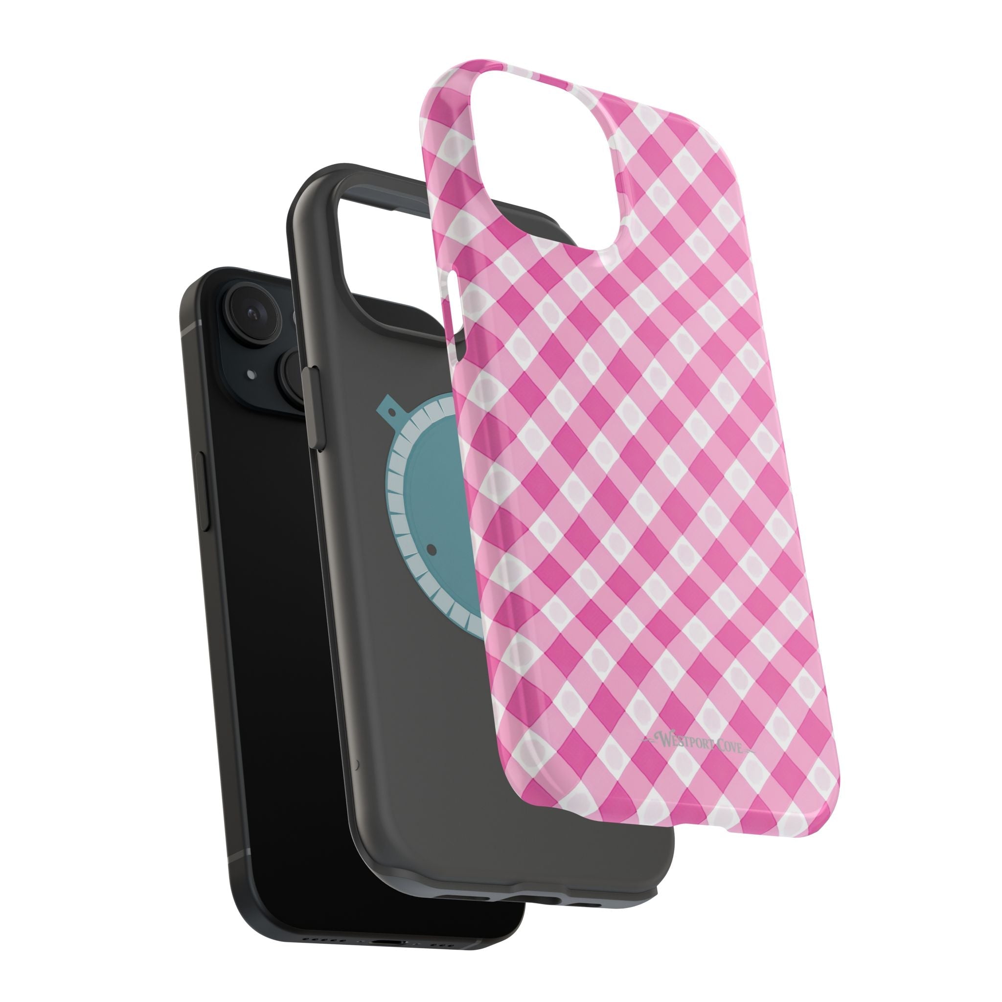 Pink Gingham - Extreme Phone Case - Westport Cove
