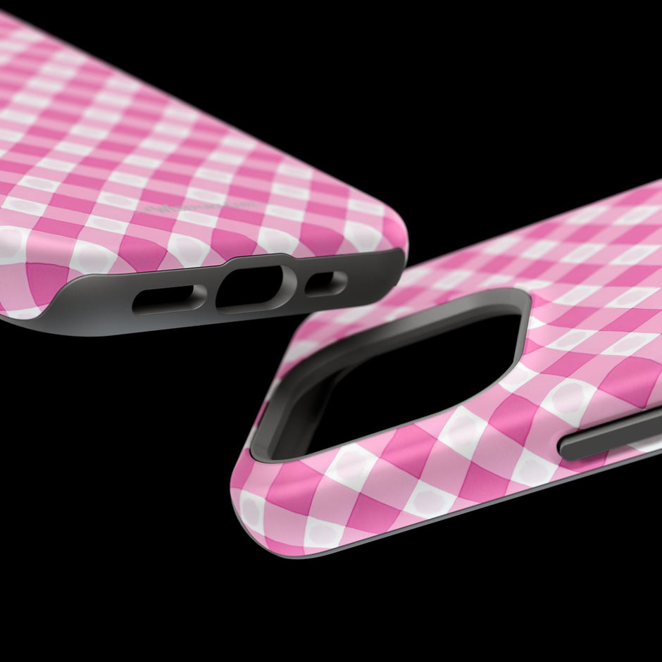 Pink Gingham - Extreme Phone Case - Westport Cove